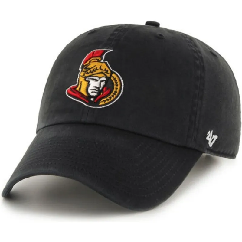 kepsar-curva-svart-justerbart-band-fran-ottawa-senators-nhl-av-47-brand