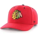 kepsar-curva-rod-justerbart-band-fran-chicago-blackhawks-nhl-av-47-brand