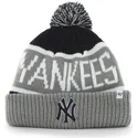 gorro-gra-och-marinbla-med-tofs-fran-new-york-yankees-mlb-cuff-knit-calgary-fran-47-brand