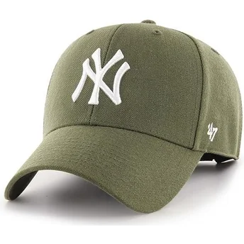 Brun kurvad keps grön New York Yankees MLB MVP av 47 Brand