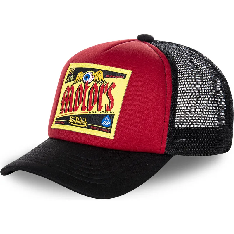 kepsar-curva-rod-snapback-av-von-dutch