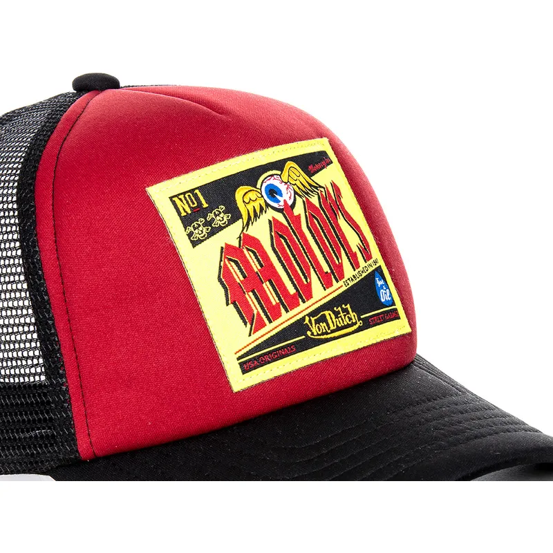 kepsar-curva-rod-snapback-av-von-dutch