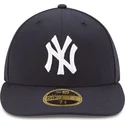 kepsar-curva-marinbla-justerad-59fifty-low-profile-authentic-fran-new-york-yankees-mlb-av-new-era