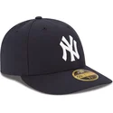 kepsar-curva-marinbla-justerad-59fifty-low-profile-authentic-fran-new-york-yankees-mlb-av-new-era