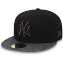 new-york-yankees-mlb-59fifty-gra-kollektion-svart-justerbar-platt-keps-med-logotyp-och-gra-skarm-fran-new-era