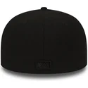 new-era-new-york-yankees-mlb-59fifty-night-time-svart-justerbar-platt-keps-med-svart-logotyp