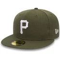kepsar-plana-gron-justerad-59fifty-seasonal-heather-fran-pittsburgh-pirates-mlb-av-new-era