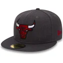 kepsar-plana-svart-justerad-59fifty-heather-fran-chicago-bulls-nba-av-new-era