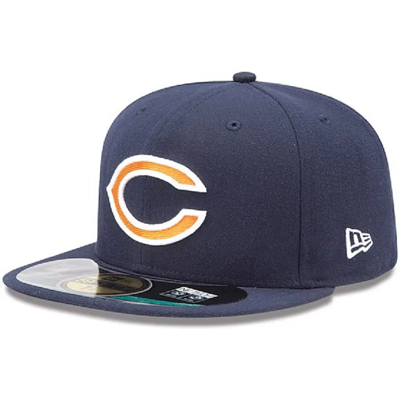 kepsar-plana-marinbla-justerad-59fifty-on-field-fran-chicago-bears-nfl-av-new-era