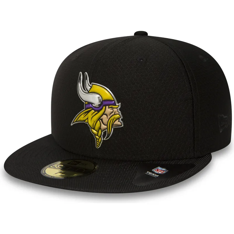 kepsar-plana-svart-justerad-59fifty-black-coll-fran-minnesota-vikings-nfl-av-new-era