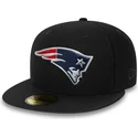 new-era-new-england-patriots-nfl-59fifty-black-coll-svart-justerbar-flat-keps