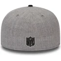 las-vegas-raiders-nfl-new-era-59fifty-reflective-heather-gra-och-svart-justerad-flat-keps