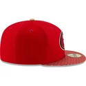 kepsar-plana-rod-justerad-59fifty-sideline-fran-san-francisco-49ers-nfl-av-new-era