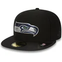 kepsar-plana-svart-justerad-59fifty-black-coll-fran-seattle-seahawks-nfl-av-new-era
