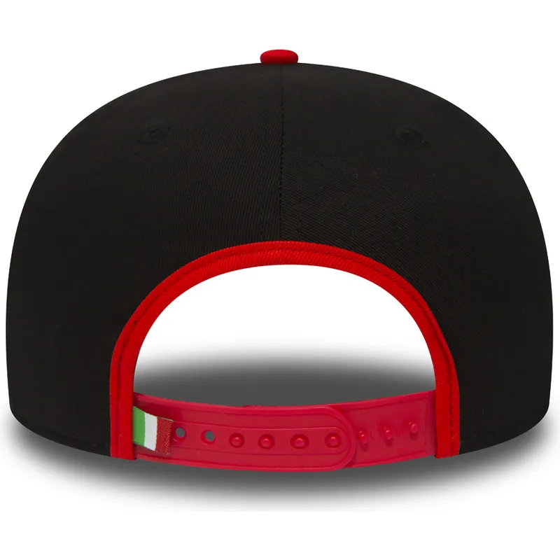 kepsar-plana-svart-snapback-9fifty-snaparch-fran-ducati-motor-motogp-av-new-era