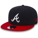 atlanta-braves-mlb-new-era-svart-och-rod-snapback-9fifty-flat-keps