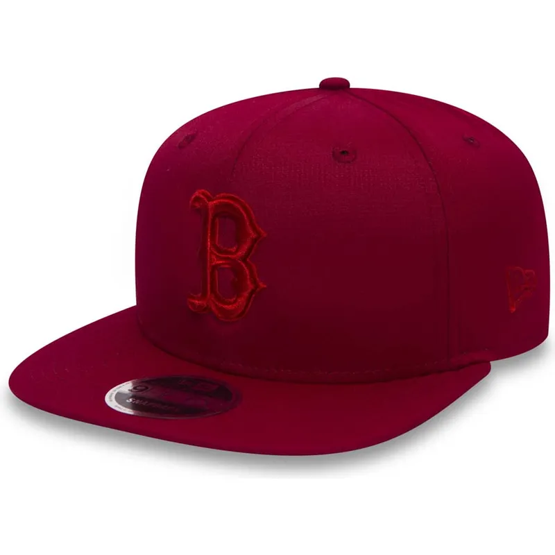 kepsar-plana-rod-snapback-9fifty-nano-ripstop-fran-boston-red-sox-mlb-av-new-era