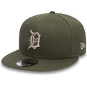 kepsar-plana-gron-snapback-9fifty-league-essential-fran-detroit-tigers-mlb-av-new-era