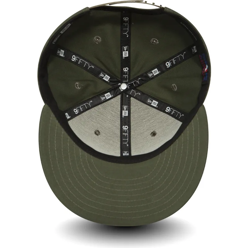 kepsar-plana-gron-snapback-9fifty-league-essential-fran-detroit-tigers-mlb-av-new-era