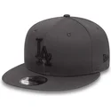 los-angeles-dodgers-mlb-new-era-9fifty-league-essential-stenfargad-platt-skarm-snapback-keps-med-svart-logotyp