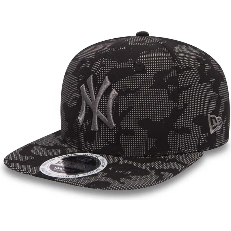 kepsar-plana-svart-snapback-9fifty-night-time-reflective-fran-new-york-yankees-mlb-av-new-era