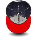 oakland-athletics-mlb-new-era-9fifty-diamond-era-essential-marinbla-och-rod-snapback-flat-keps