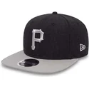 pittsburgh-pirates-mlb-new-era-9fifty-seasonal-heather-marinbla-och-gra-snapback-platt-keps