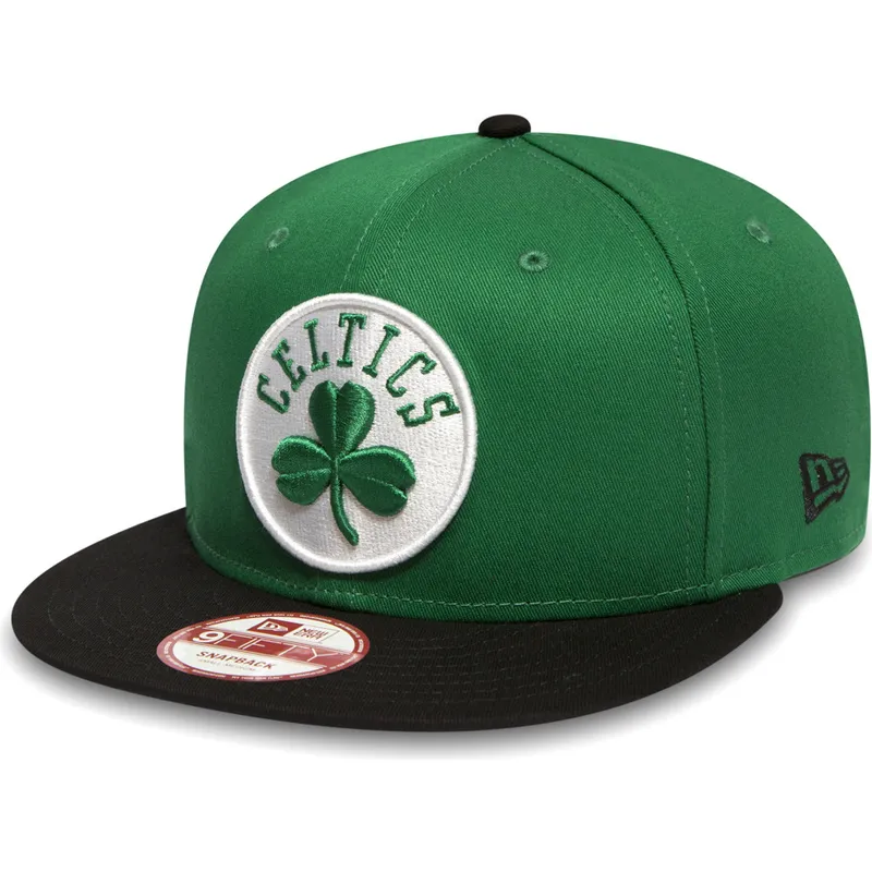 kepsar-plana-gron-snapback-9fifty-fran-boston-celtics-nba-av-new-era