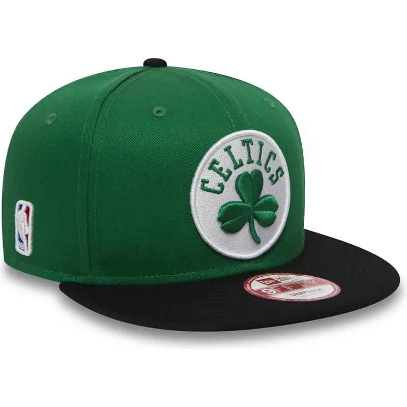 kepsar-plana-gron-snapback-9fifty-fran-boston-celtics-nba-av-new-era