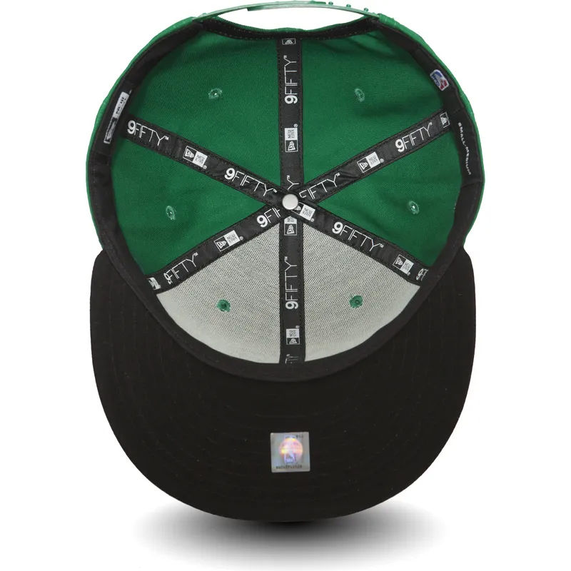 kepsar-plana-gron-snapback-9fifty-fran-boston-celtics-nba-av-new-era