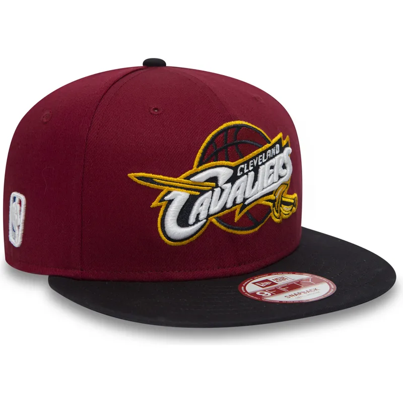 kepsar-plana-rod-snapback-9fifty-fran-cleveland-cavaliers-nba-av-new-era