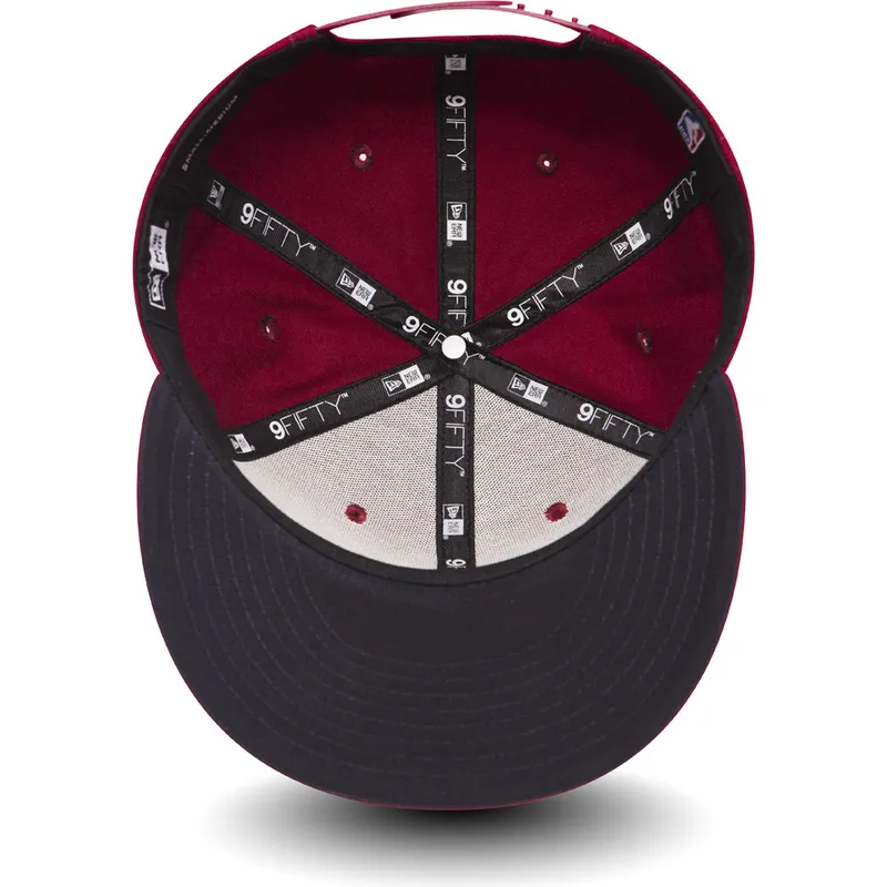 kepsar-plana-rod-snapback-for-barn-9fifty-classic-fran-cleveland-cavaliers-nba-av-new-era