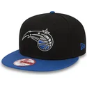 orlando-magic-nba-9fifty-svart-och-bla-flatbrattad-snapback-keps-fran-new-era