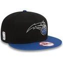 orlando-magic-nba-9fifty-svart-och-bla-flatbrattad-snapback-keps-fran-new-era