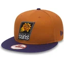 phoenix-suns-nba-new-era-9fifty-orange-och-lila-flatbrim-snapback-keps