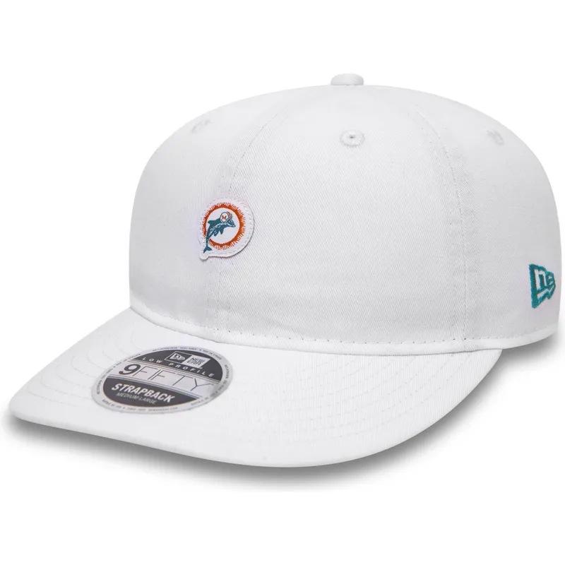 kepsar-plana-vit-snapback-9fifty-low-profile-unstructured-fran-miami-dolphins-nfl-av-new-era