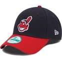 kepsar-curva-svart-justerbart-band-9forty-the-league-fran-cleveland-indians-mlb-av-new-era