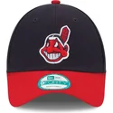 kepsar-curva-svart-justerbart-band-9forty-the-league-fran-cleveland-indians-mlb-av-new-era