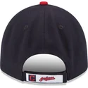 kepsar-curva-svart-justerbart-band-9forty-the-league-fran-cleveland-indians-mlb-av-new-era