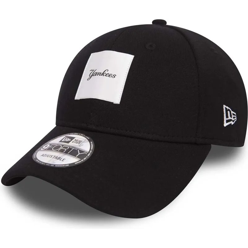 kepsar-curva-svart-justerbart-band-9forty-satin-patch-fran-new-york-yankees-mlb-av-new-era