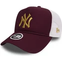 kepsar-curva-rod-snapback-granate-oro-9forty-essential-fran-new-york-yankees-mlb-av-new-era