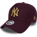 kepsar-curva-rod-justerbart-band-granate-9forty-melton-a-frame-fran-new-york-yankees-mlb-av-new-era
