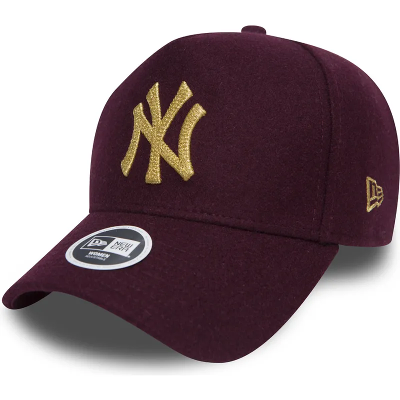 kepsar-curva-rod-justerbart-band-granate-9forty-melton-a-frame-fran-new-york-yankees-mlb-av-new-era
