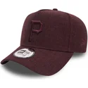 kepsar-curva-violett-justerbart-band-granate-granate-9forty-seasonal-heather-a-frame-fran-pittsburgh-pirates-mlb-av-new-era