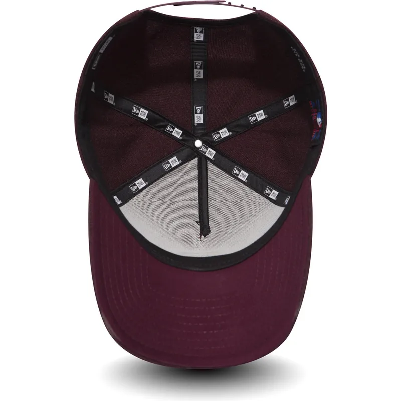 kepsar-curva-violett-justerbart-band-granate-granate-9forty-seasonal-heather-a-frame-fran-pittsburgh-pirates-mlb-av-new-era