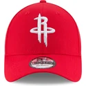 kepsar-curva-rod-justerbart-band-9forty-the-league-fran-houston-rockets-nba-av-new-era
