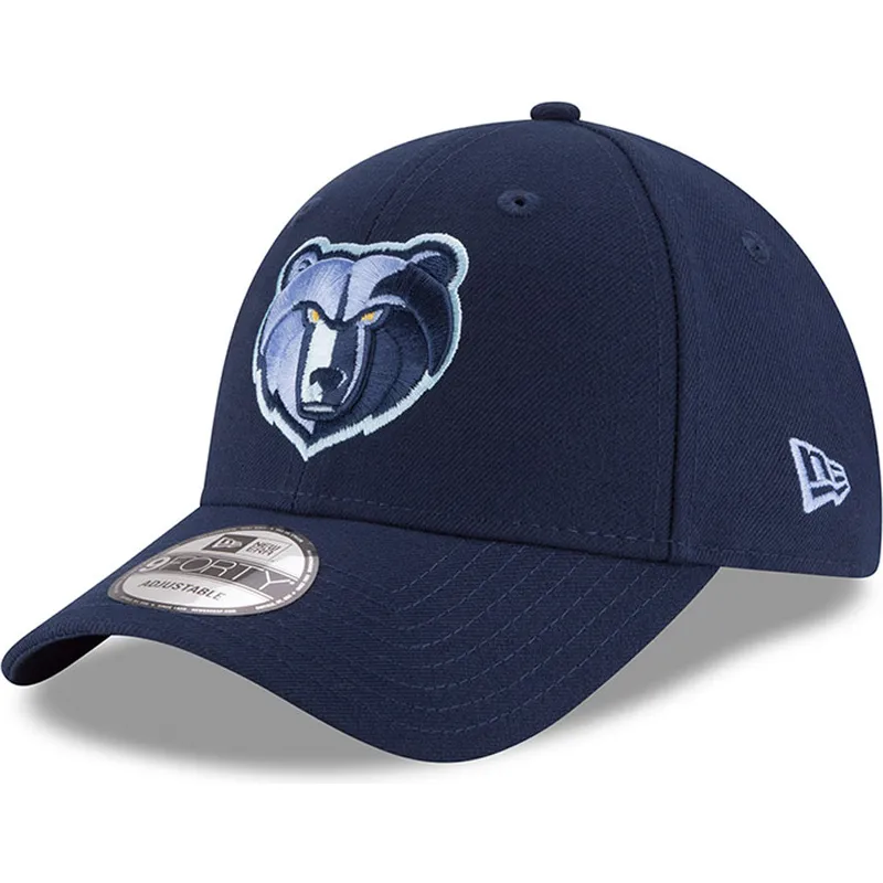 kepsar-curva-bla-justerbart-band-bordado-9forty-the-league-fran-memphis-grizzlies-nba-av-new-era