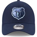 kepsar-curva-bla-justerbart-band-bordado-9forty-the-league-fran-memphis-grizzlies-nba-av-new-era