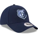 kepsar-curva-bla-justerbart-band-bordado-9forty-the-league-fran-memphis-grizzlies-nba-av-new-era