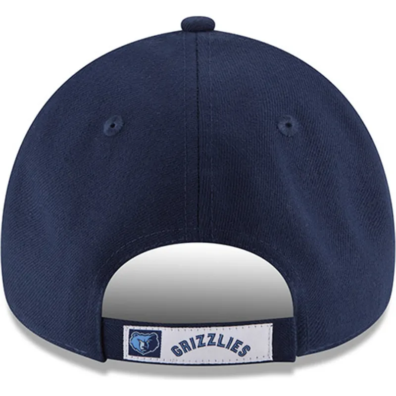 kepsar-curva-bla-justerbart-band-bordado-9forty-the-league-fran-memphis-grizzlies-nba-av-new-era